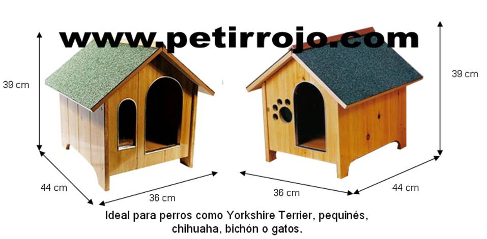 casetas de madera para perros pequeños
